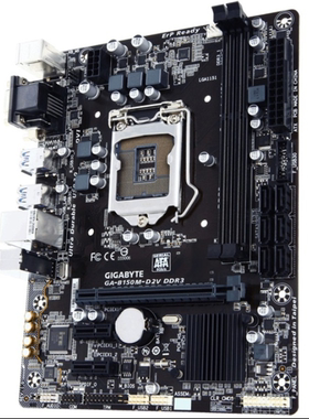 Gigabyte技嘉GA-B150M-D2V LGA1151 Micro ATX台式游戏主板库存D4
