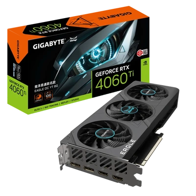 技嘉 RTX 4060 Ti EAGLE OC  YT 8G猎鹰4060游戏流畅电竞显卡