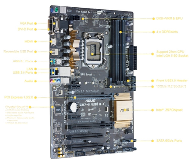 Asus/华硕Z97-K/USB3.1主板