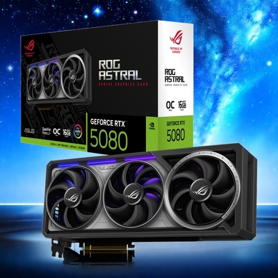 华硕ROG-ASTRAL夜神-RTX5080-O16G-GAMING台式机游戏显卡