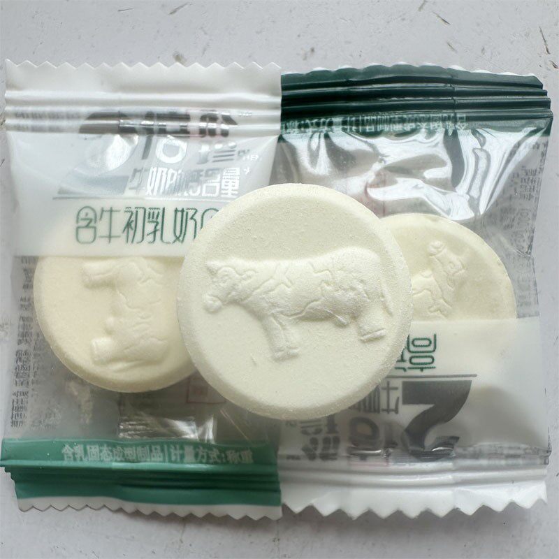 朴珍 益生元奶贝500g牛奶片高钙奶贝 牛初乳干吃奶片糖  内蒙特产
