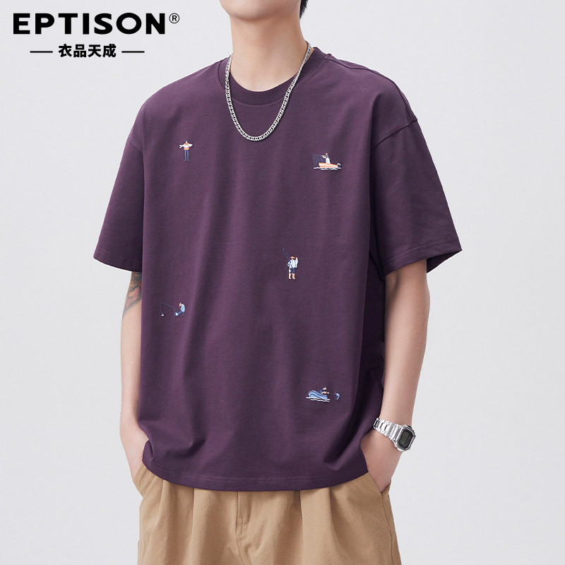Eptison衣品天成美式复古T恤