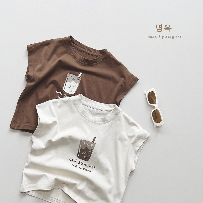 儿童印花背心2026夏季新款男女童纯棉上衣童装宝宝韩版日系无袖潮