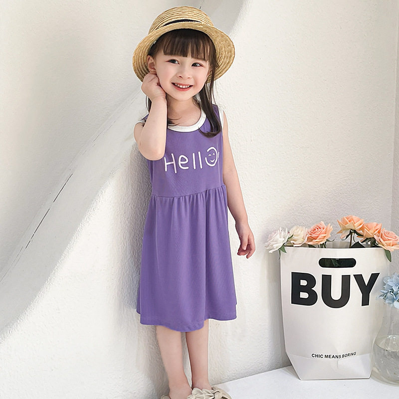 冰丝睡裙连衣裙夏款无袖薄款女宝