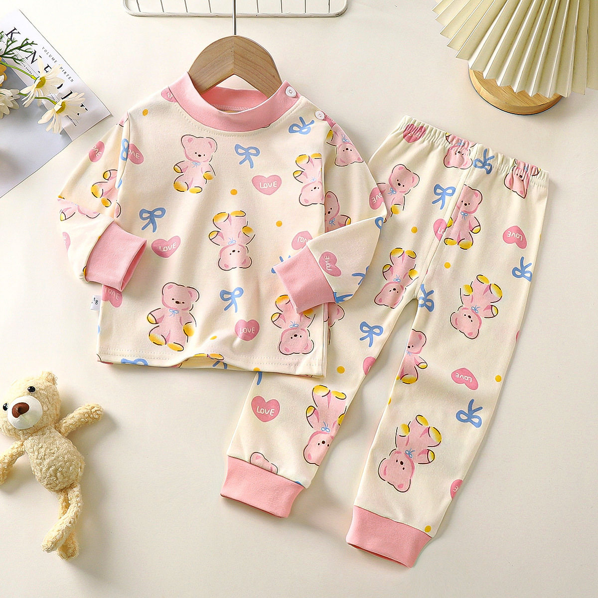 套装新款小童保暖儿童秋衣秋裤男童秋衣秋裤内穿中秋冬纯棉