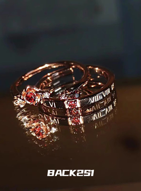 李泽言生日主题玫瑰时光戒指