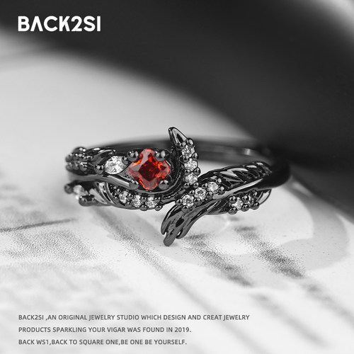 秦彻灵羽相契婚戒暗黑版