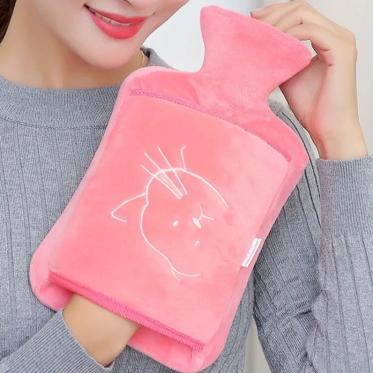 橡胶注水热水袋防爆冲水卡通可爱