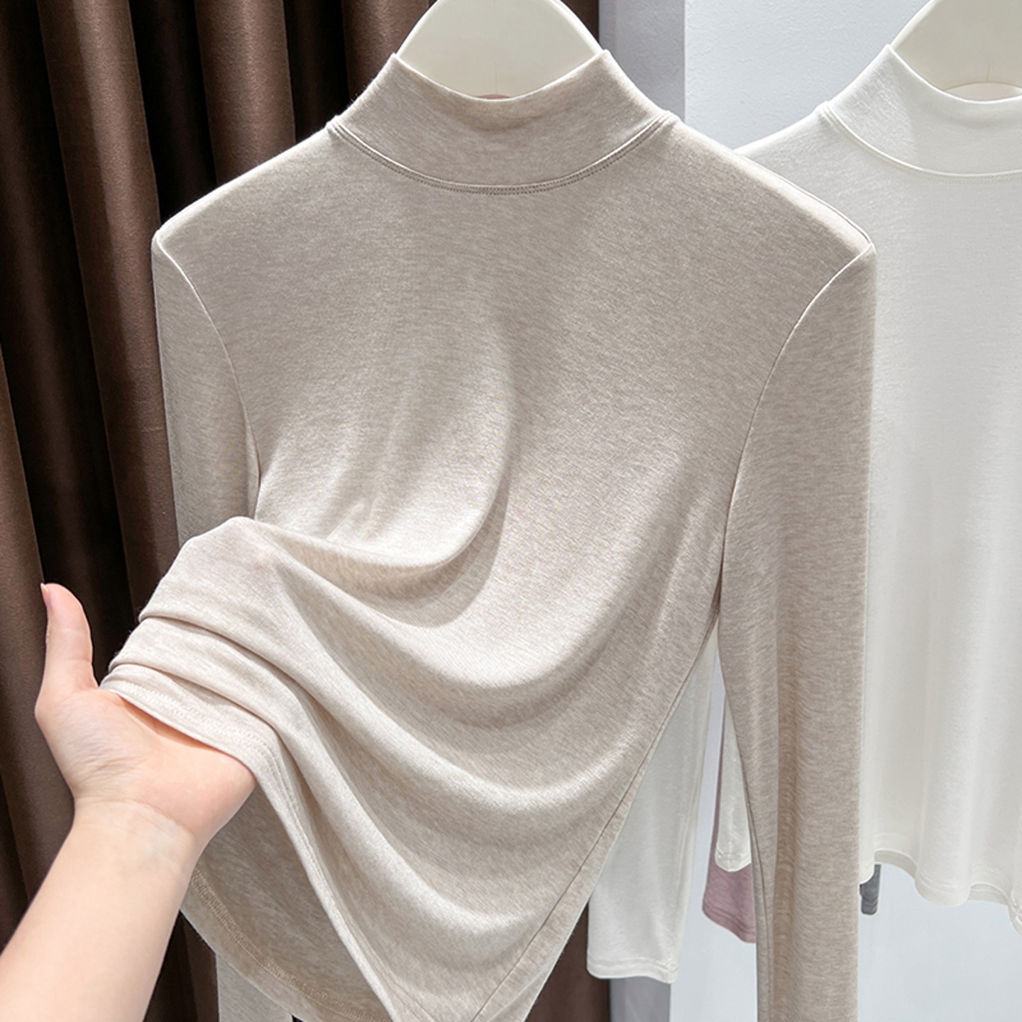 时尚修身高领毛衣女秋冬韩系穿搭针织衫内搭打底衫上衣1211h