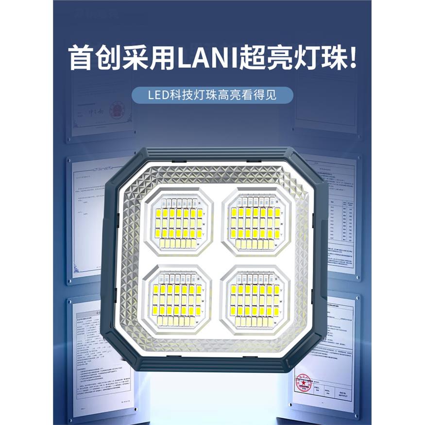户外露营灯太阳能充电野营灯LED球泡灯家用应急摆摊灯夜市地摊灯