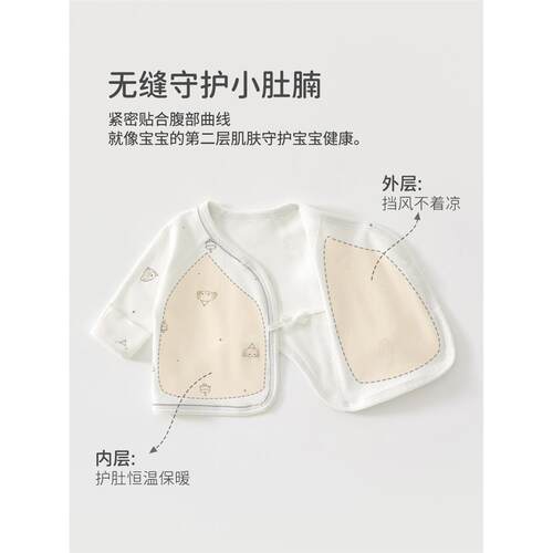婴儿衣服纯棉a类四季款初