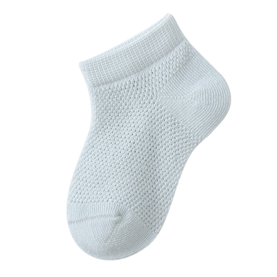 婴儿袜子夏季棉袜清新网眼无骨袜