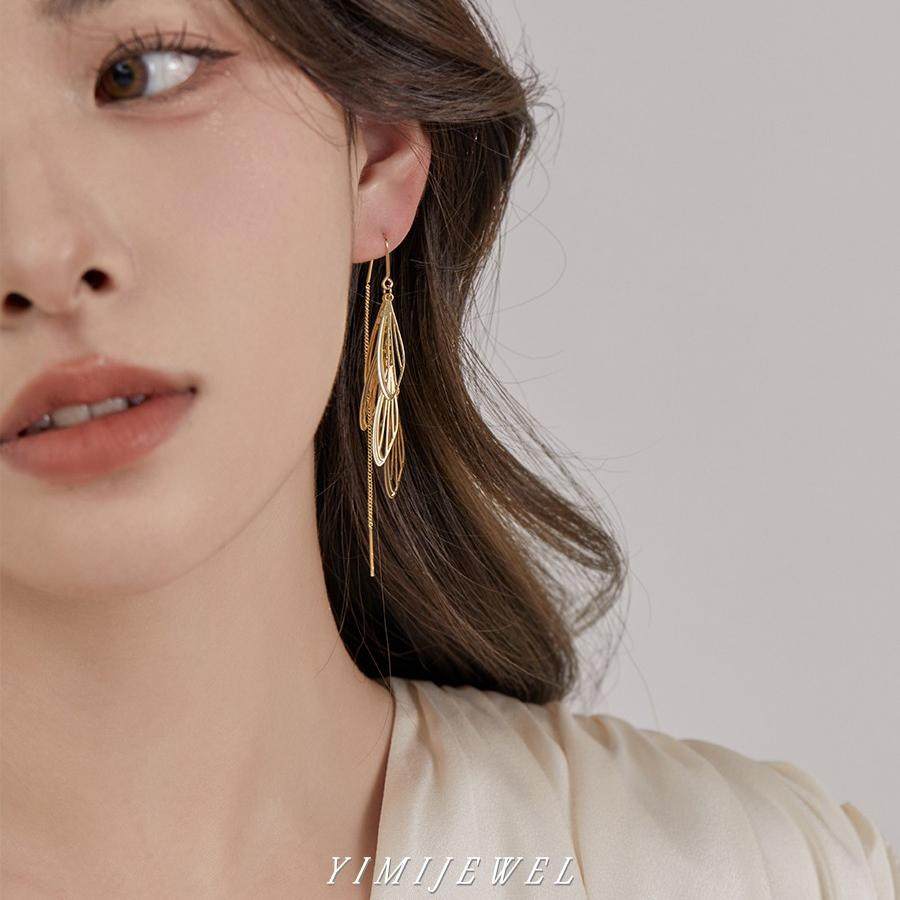 显瘦方圆脸蚊香盘耳夹无耳洞耳饰