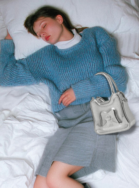 FROM ARACHNID小众设计师时尚Y2k复古镜面皮腋下包斜挎包手提包