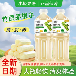 竹蔗茅根水1.25L 上市 2大瓶清凉整箱自然果香甘蔗夏季 新品