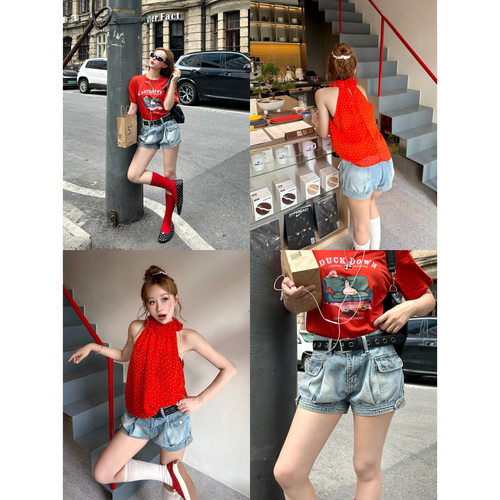 林诗琦NICKIDAILY大口袋灯笼裤女
