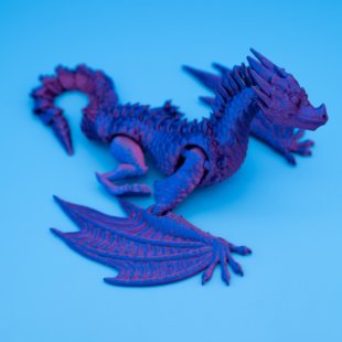 3d打印史诗飞龙权利的游戏卓戈翅膀可动关节模型摆件儿童玩具礼物