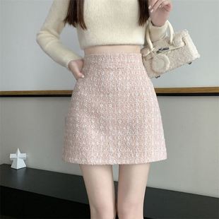 巨好看的短半裙适合小个子的冬天短裙a字裙梨型身材半身裙冬短款
