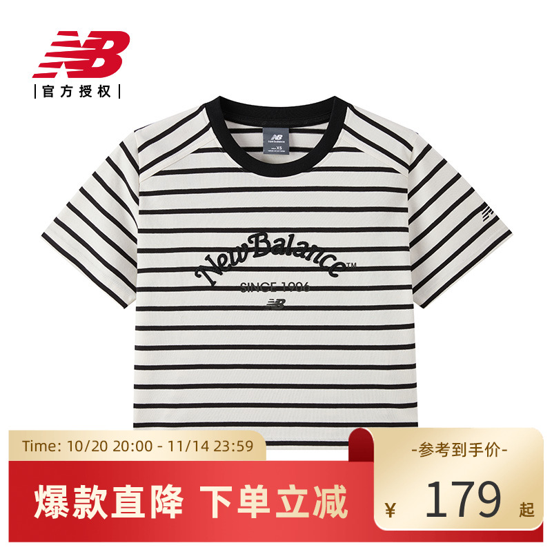 New BalanceNB官方正品25女休闲时尚百搭舒适圆领短袖T恤NEF32092