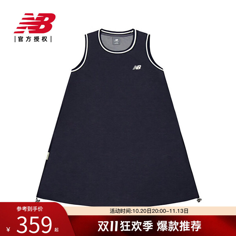 NEW BALANCENB官方26新款夏季女款舒适休闲运动连衣裙WD61Q4DB
