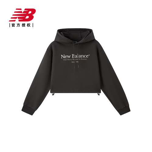 NB官方正品25春女款运动休闲连帽卫衣AWT51352