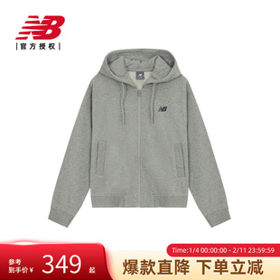 New Balance NB官方女款简约复古休闲百搭针织外套MDE32012