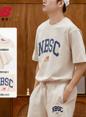 New Balance NB官方男女宽松运动休闲短袖T恤5CD25353/5373/5793