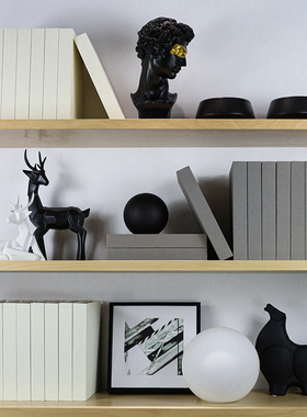 样板间书柜摆件客厅电视柜装饰品