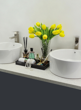 香薰摆件店里的装饰品摆设样板房酒店别墅卫生间假花花束浴室软装