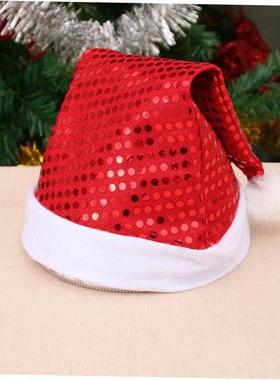 christmas decoration?Sequined Santa hat party accessories