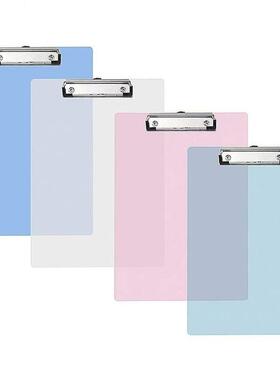 1Pcs A4 Transparent Clipboard Writing Pad File Folders Docum
