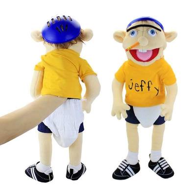 Jeffy Hand Puppet Cartoon Plush Toy Stuffed Doll Soft Figuri