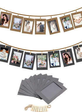 10Pcs 3Inch Paper Photo Flim DIY Wall Picture Hanging Frame
