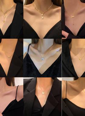 Classic Gold Color Stainless Steel Necklace For Women Jewelr