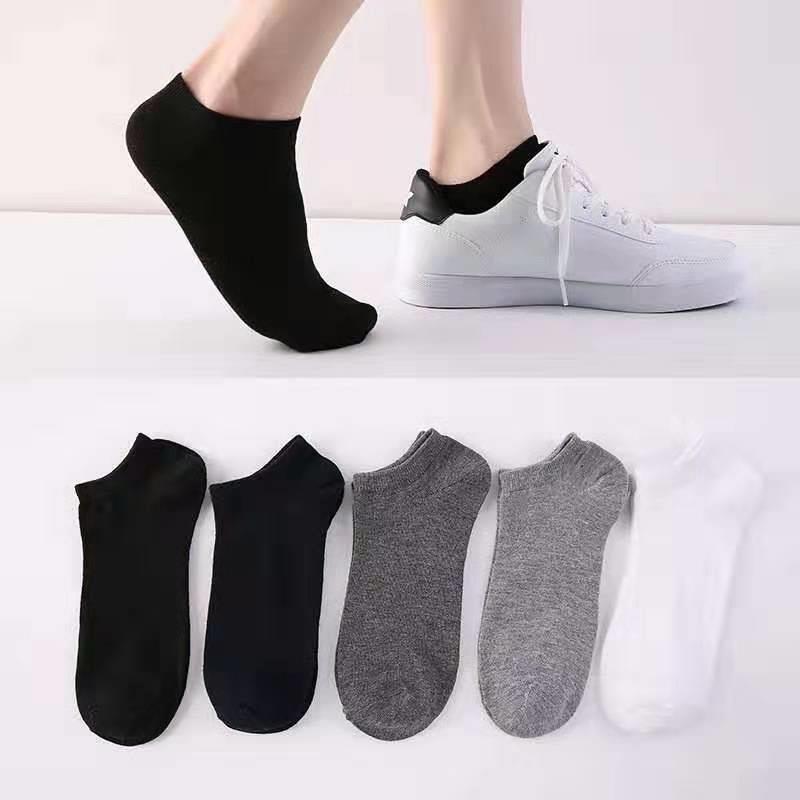 10 pairs of men women MoChuan sock socks black light cotton