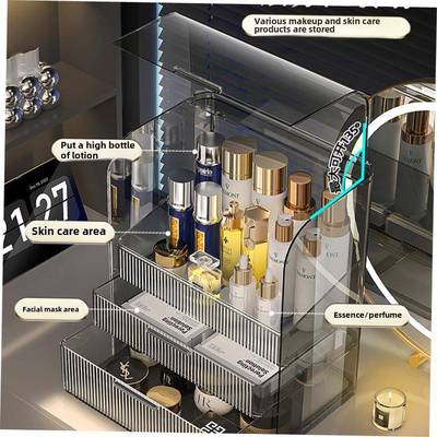 Drawer cosmetics lipstick shelf dresser make-up storage box