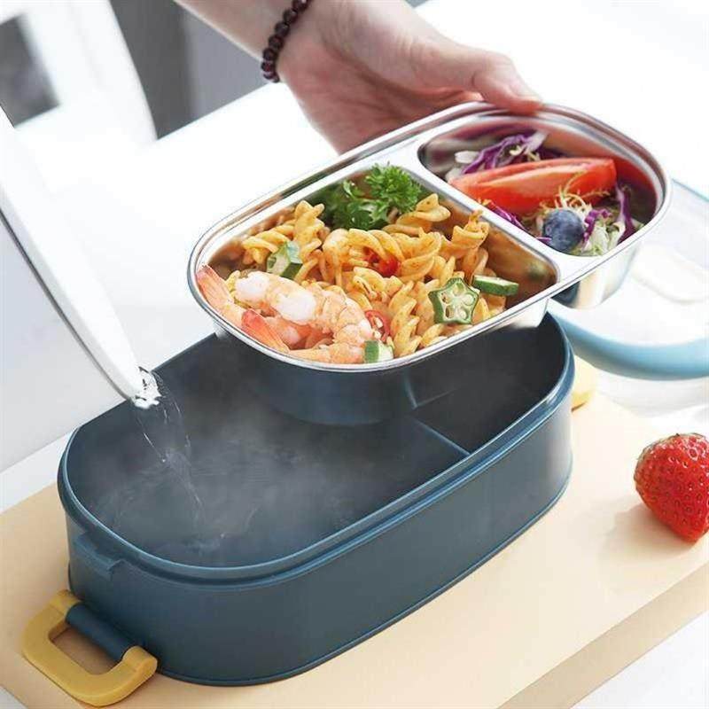 Stainless Steel Insulated Lunch Box student School Tableware