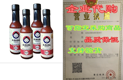 K-Mama All-Purpose Gochujang Korean Hot Sauce: 4-Pack 6oz