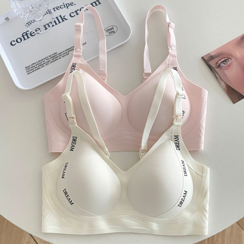 无钢圈孕妇内衣女孕期防下垂收副乳聚拢产后喂奶哺乳期薄款文胸罩