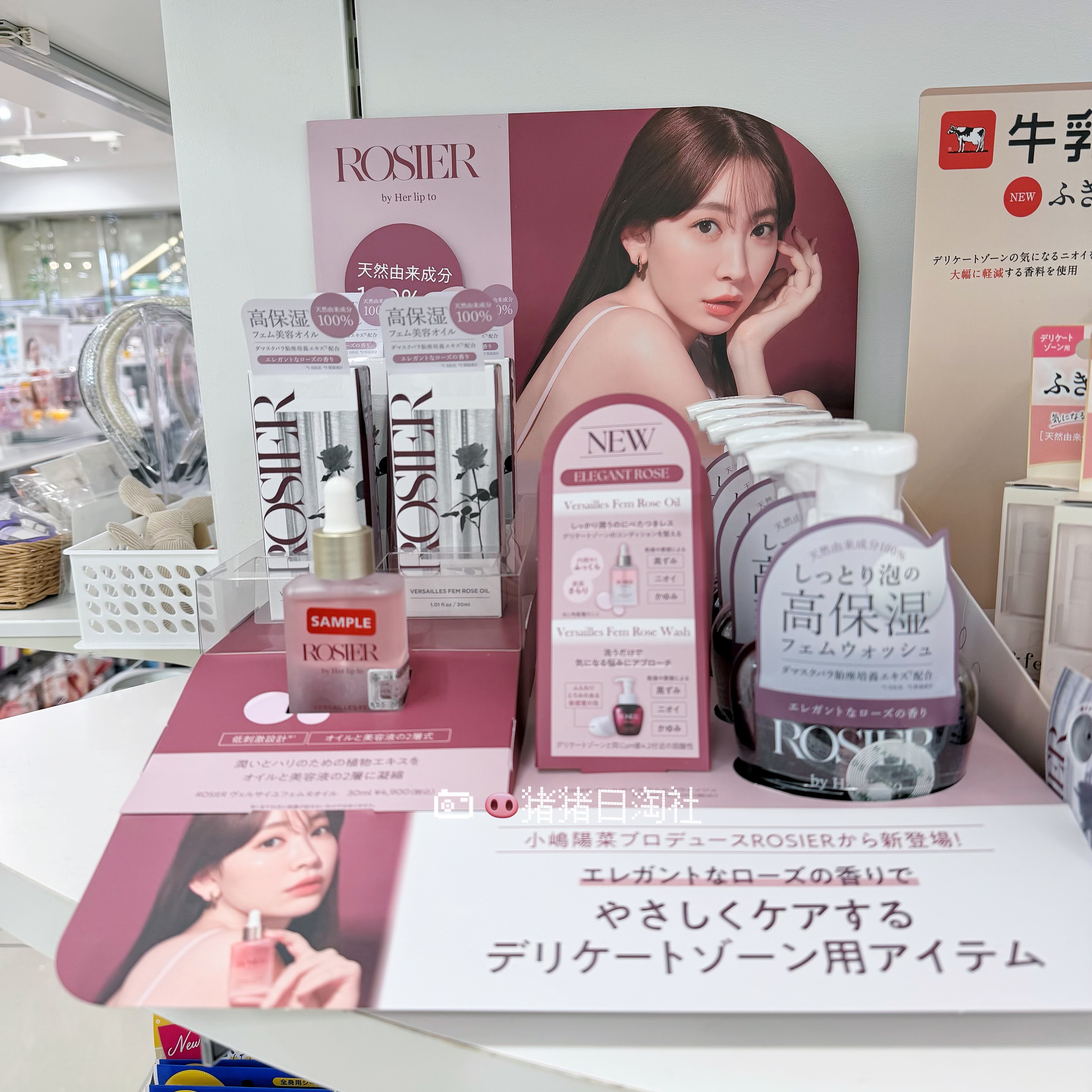 2.12发日本rosier玫瑰私处泡沫清洁洗液紧致精华herlipto小岛阳菜