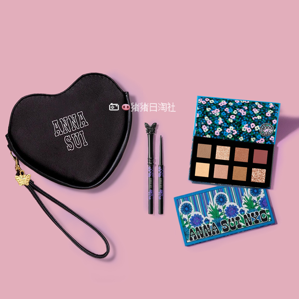 1.31发 日本anna sui安娜苏26新年限定礼盒眼部面部彩妆盘眼线笔,彩妆/香水/美妆工具,彩妆套装,淘宝优惠券,粉丝福利购,淘宝优惠卷