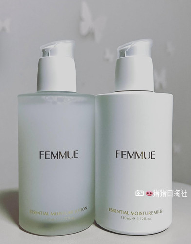 6.19发日本FEMMUE山茶花天然保湿屏障修复平衡化妆水/乳液新品