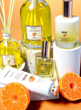 1.17发日本专柜FERNANDA限定橘子桔子洗手液沐浴护手霜身体乳香水