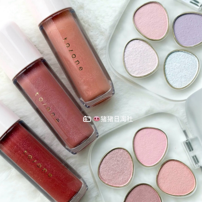 5.16发！日本To/one 26夏季新品花瓣四色眼影水润光泽唇釉