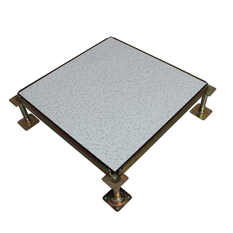 全钢防静电地板600 600 机房静电地板学校监控室高架架空活动地板