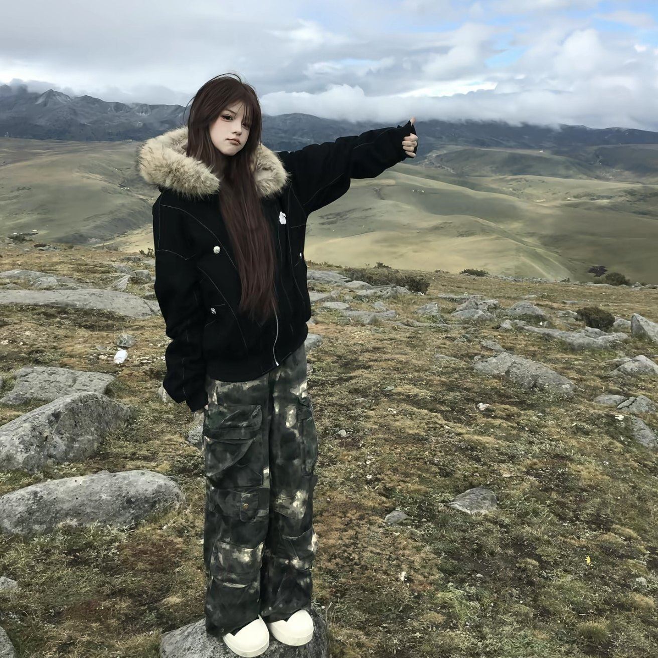 巨好看座山雕棉服厚外套女冬季2025新款设计感小个子加绒派克棉衣,个性定制/设计服务/DIY,棉服工装,淘宝优惠券,粉丝福利购,淘宝优惠卷