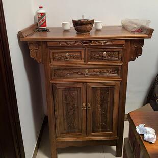 榆木供桌香案家用敬神香柜实木中式供香桌神位台桌神台柜财神供柜