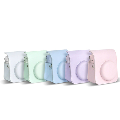 富士拍立得mini12保护套拍立得斜跨迷你11相机收纳包