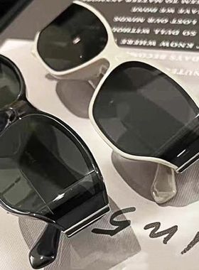 曲面屏墨镜高级感猫眼防晒防紫外线专用开车高颜值女款太阳眼镜男