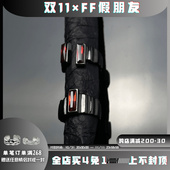 FF假朋友 DRKK 黯系列小众设计红色锆石开口戒指暗黑中性男女情